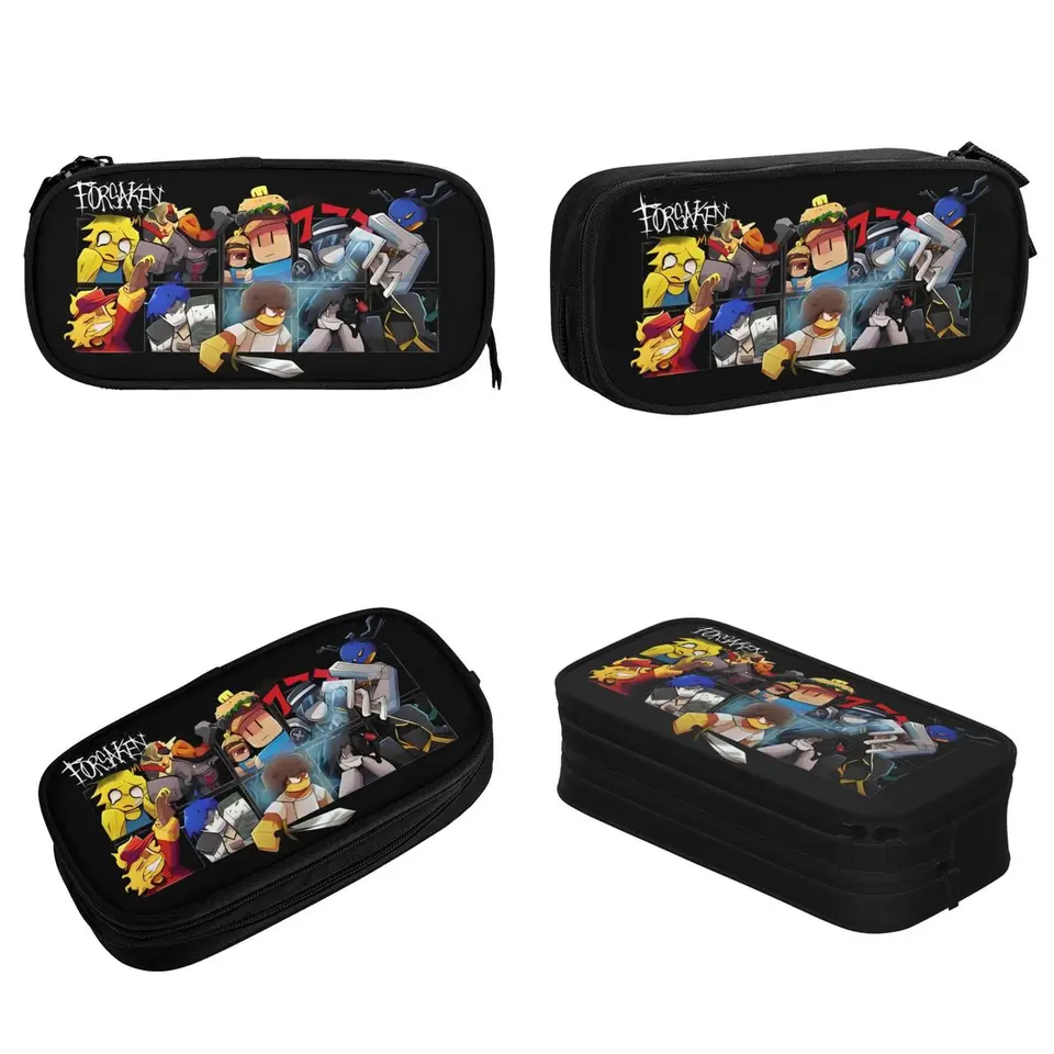 Forsaken Games Pencil Cases Lovely Pen Pencil Bags Girls Boys Big