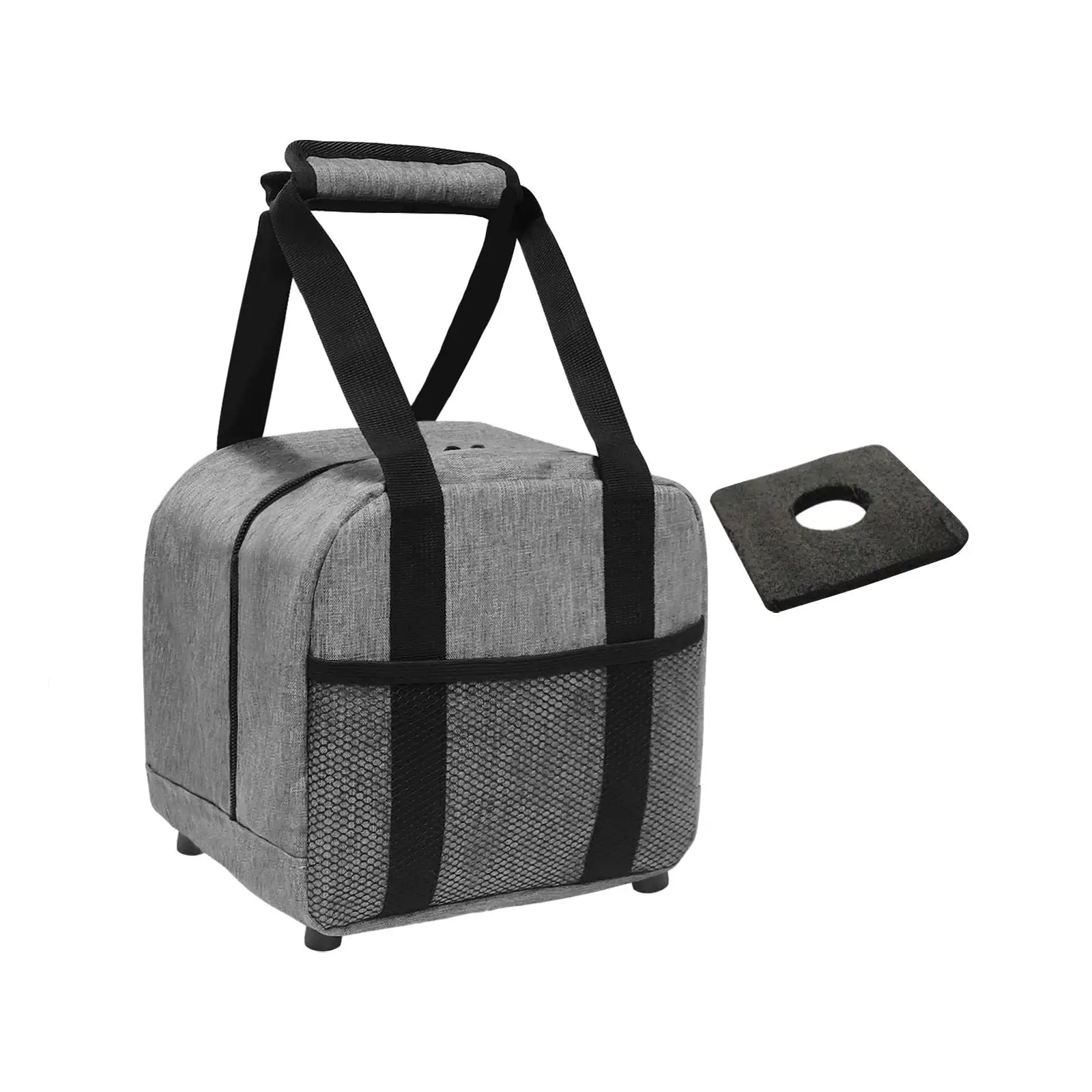 Bolsa de bolas de bolos acolchada para hombre y mujer, soporte para bolas de bolos, bolso de mano de fácil transporte para gimnasio, suministros para deportes al aire libre