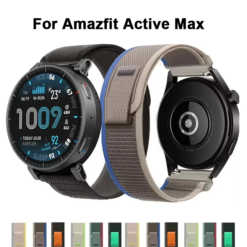 22mm Nylonarmband für Amazfit Active Max Smartwatch Sport-Schlaufenband für Huawei Watch GT6 5 4/GT6 Pro 46mm Correa Zubehör
