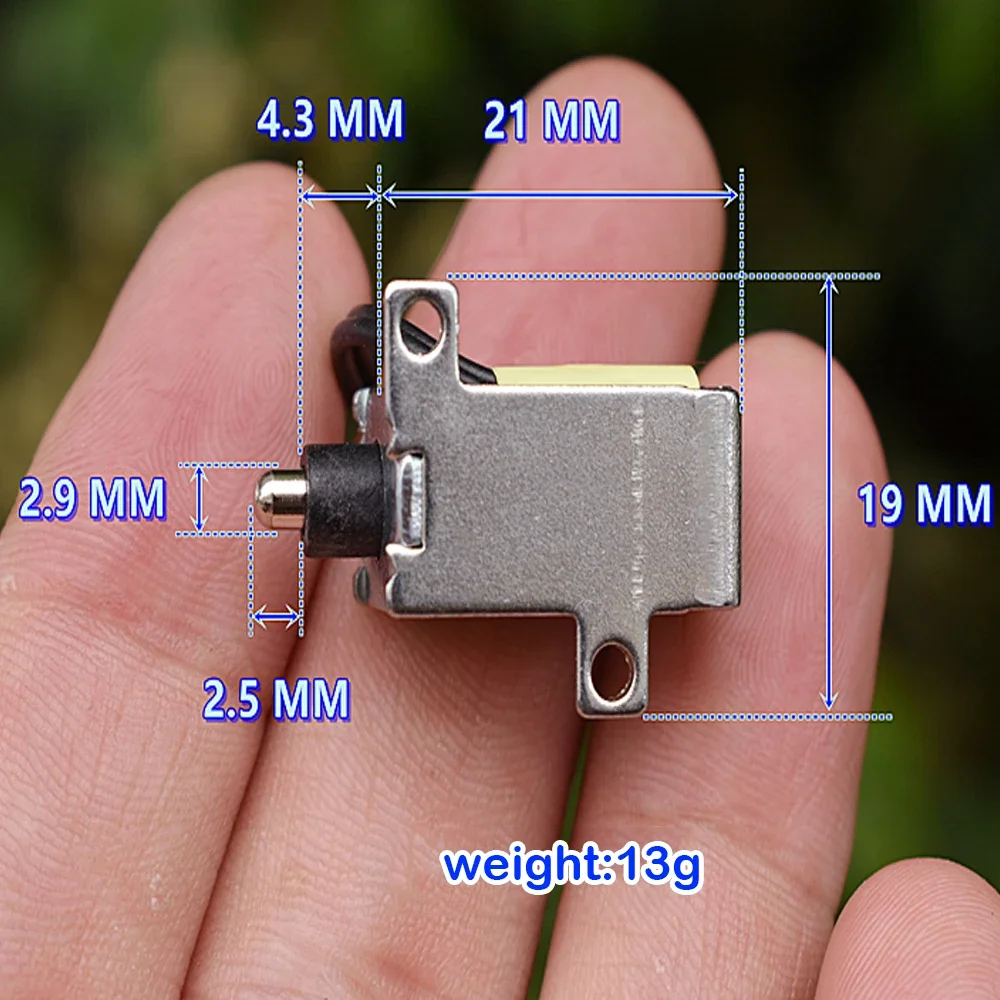 Push&pull Type Frame DC 2.4V-3.4V 3V 2.6A Electro Magnet Micro Mini Solenoid Electromagnet for Micro Electronic Control Lock