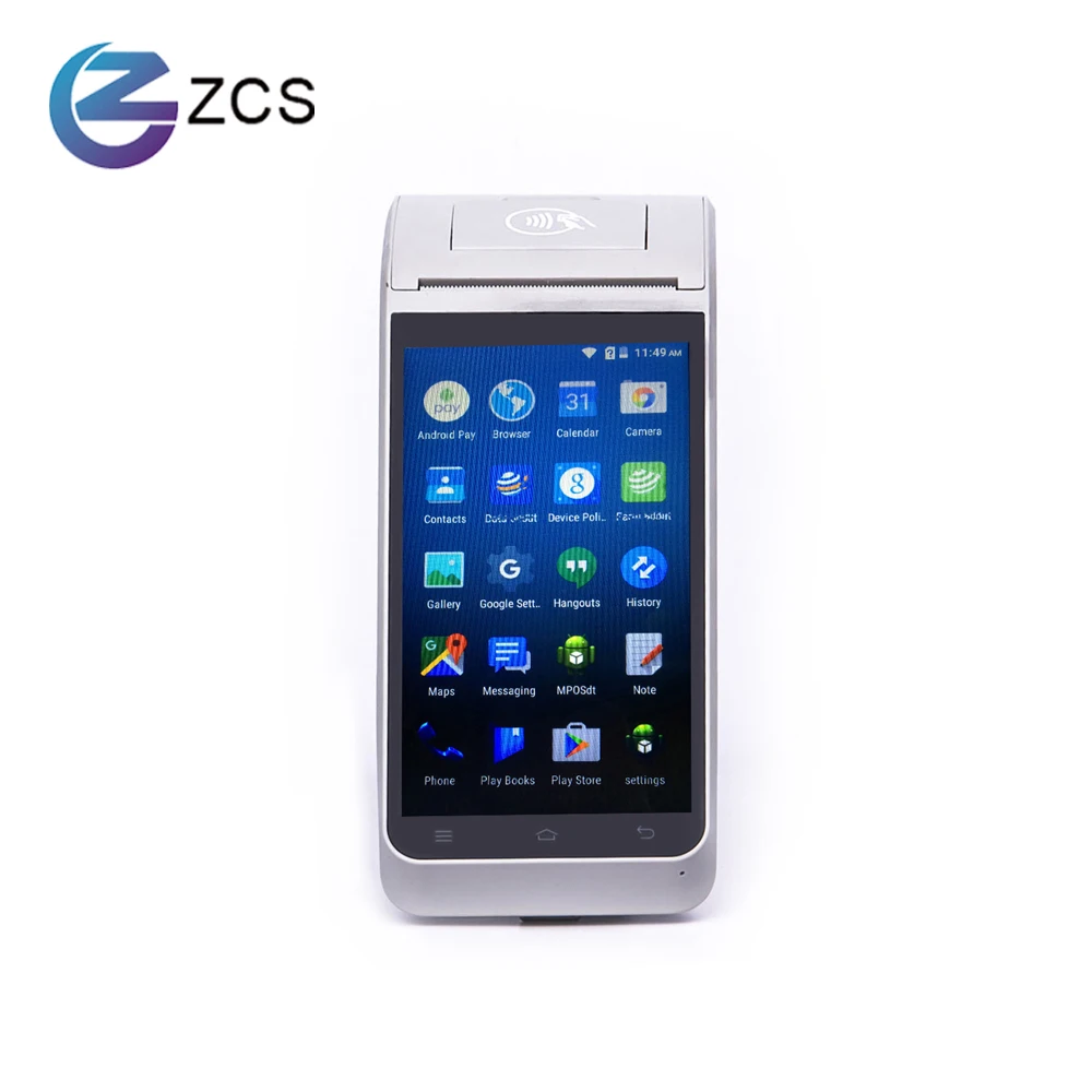 Outstanding Quality Mobile EFT Wifi All In One 4G Lottery GSM Wireless Touch Smart NFC Handheld Android NFCMini Pos Terminal