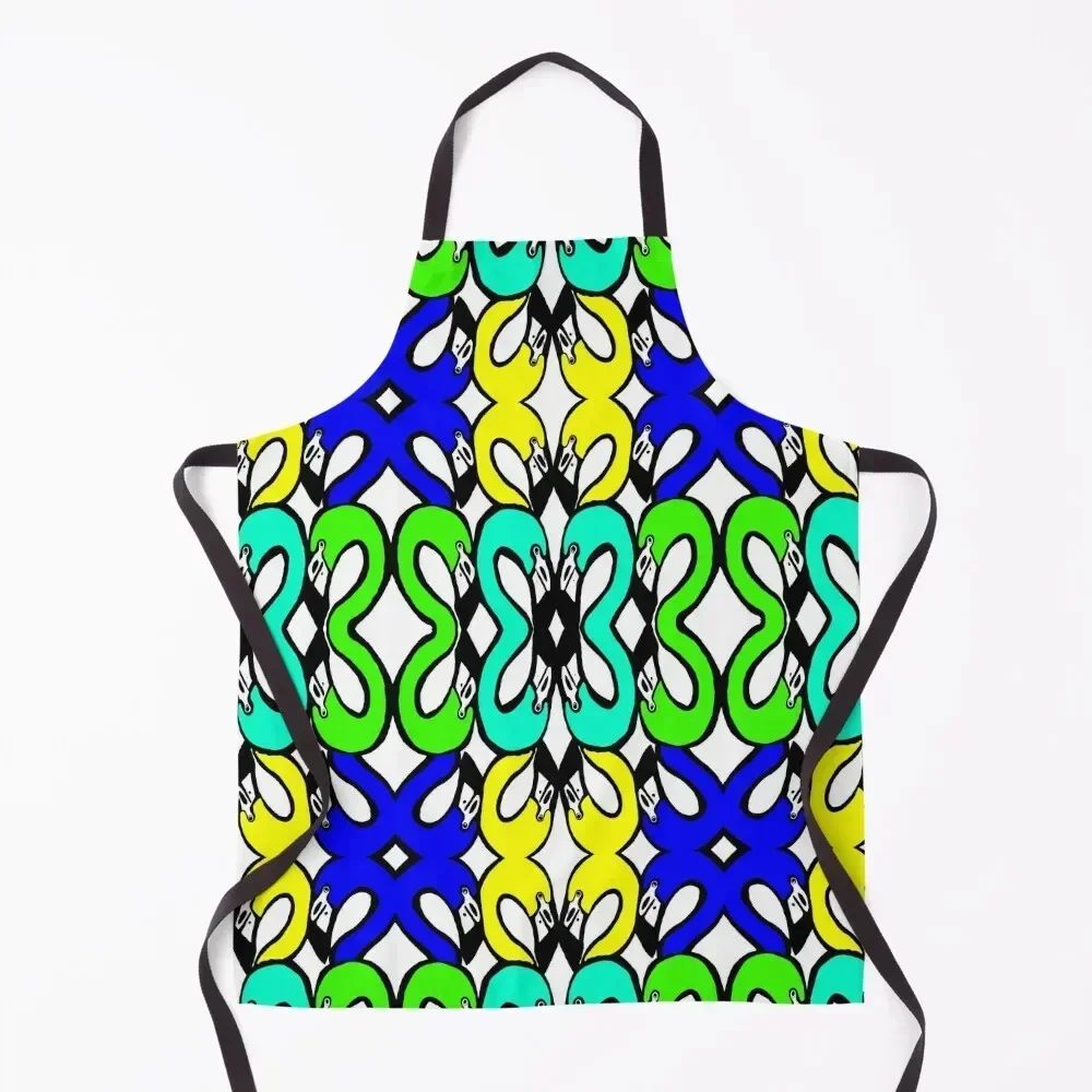 

Mirrored tropical flamingo Apron Home Supplies kitchen gadgets carpenter Waterproof Kitchen For Women Apron