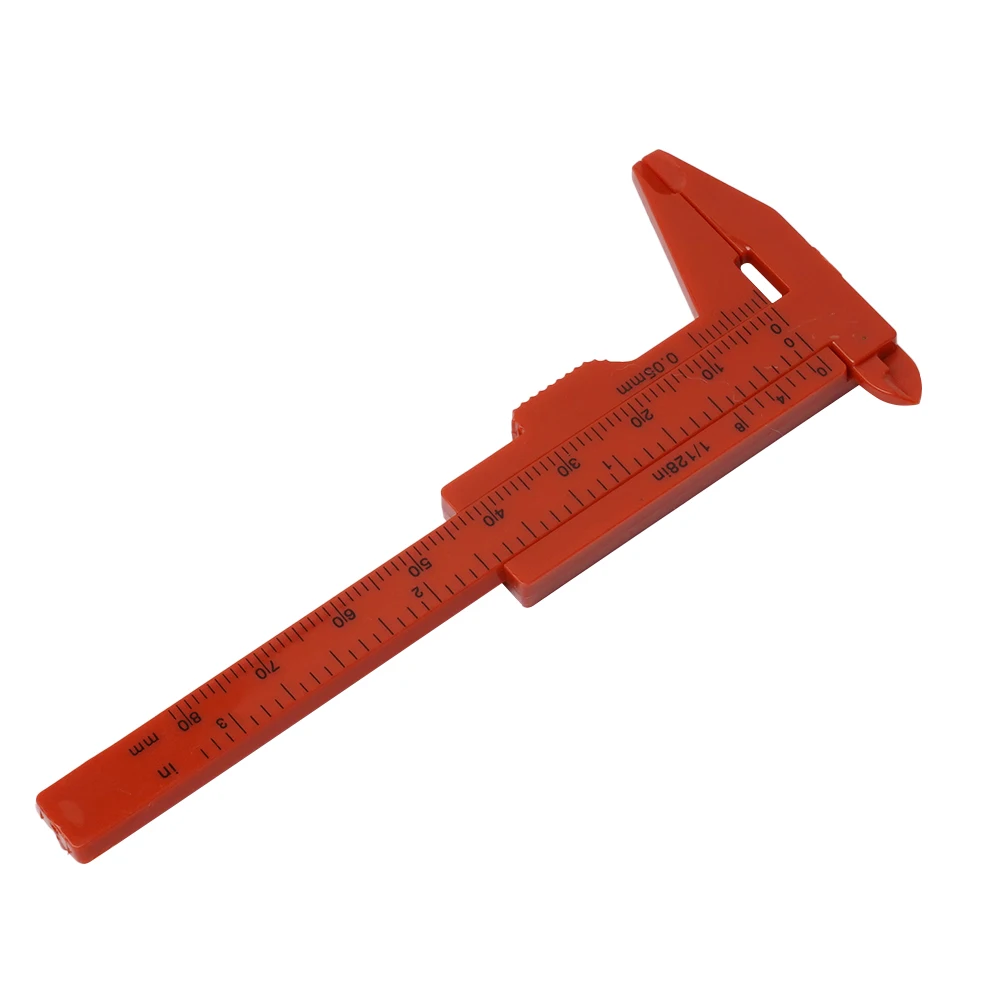 Pinças leves com escala Double Rule, Medição Antiguidades para Carpintaria, Medição Jóias, Plástico, 0-80mm