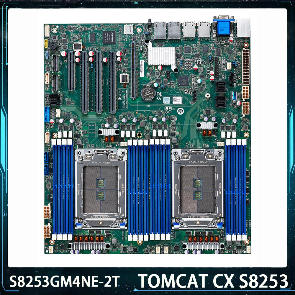 S8253 S8253GM4NE-2T Server Motherboard For TYAN SP3 DDR4 ECC Support EPYC 7002/7003 E-ATX