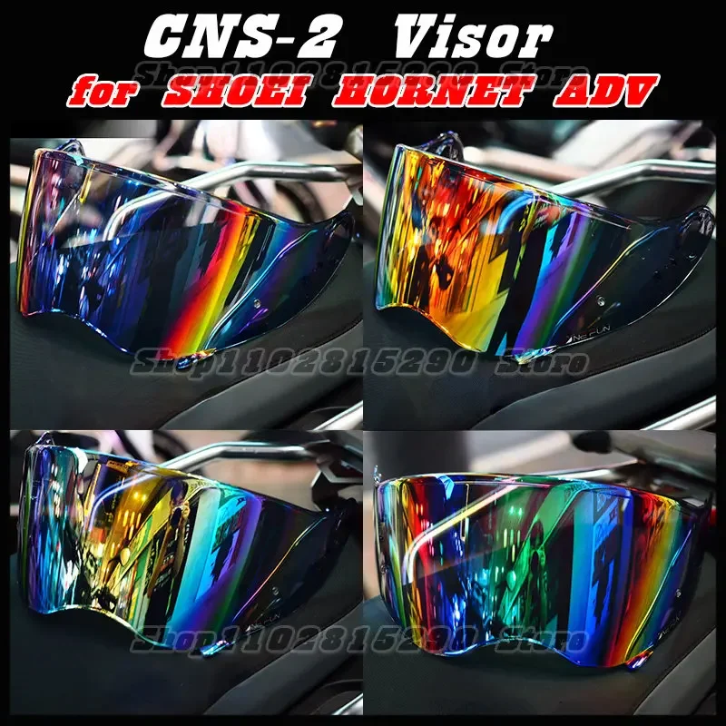 Motocicleta capacete viseira para SHOEI HORNET ADV Rally, moto óculos, visão noturna, CNS-2