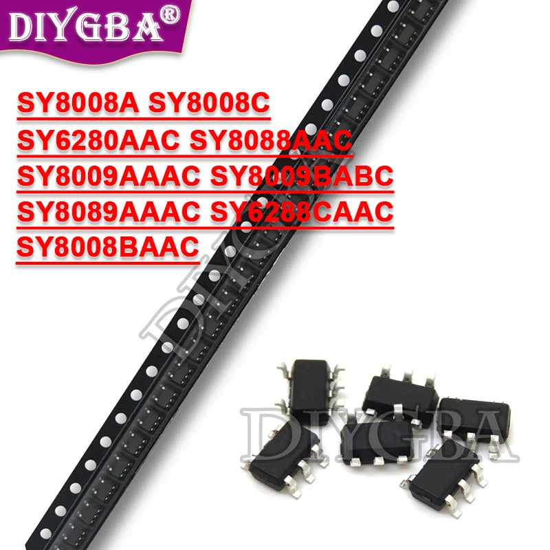 20PCS SY8089AAAC SY8008C SY8008BAAC SY8008A SY6280AAC SOT23 SY6288CAAC SY8009AAAC SY8009BABC SY8088AAC SOT23-5 Chipset IGMOPNRQ