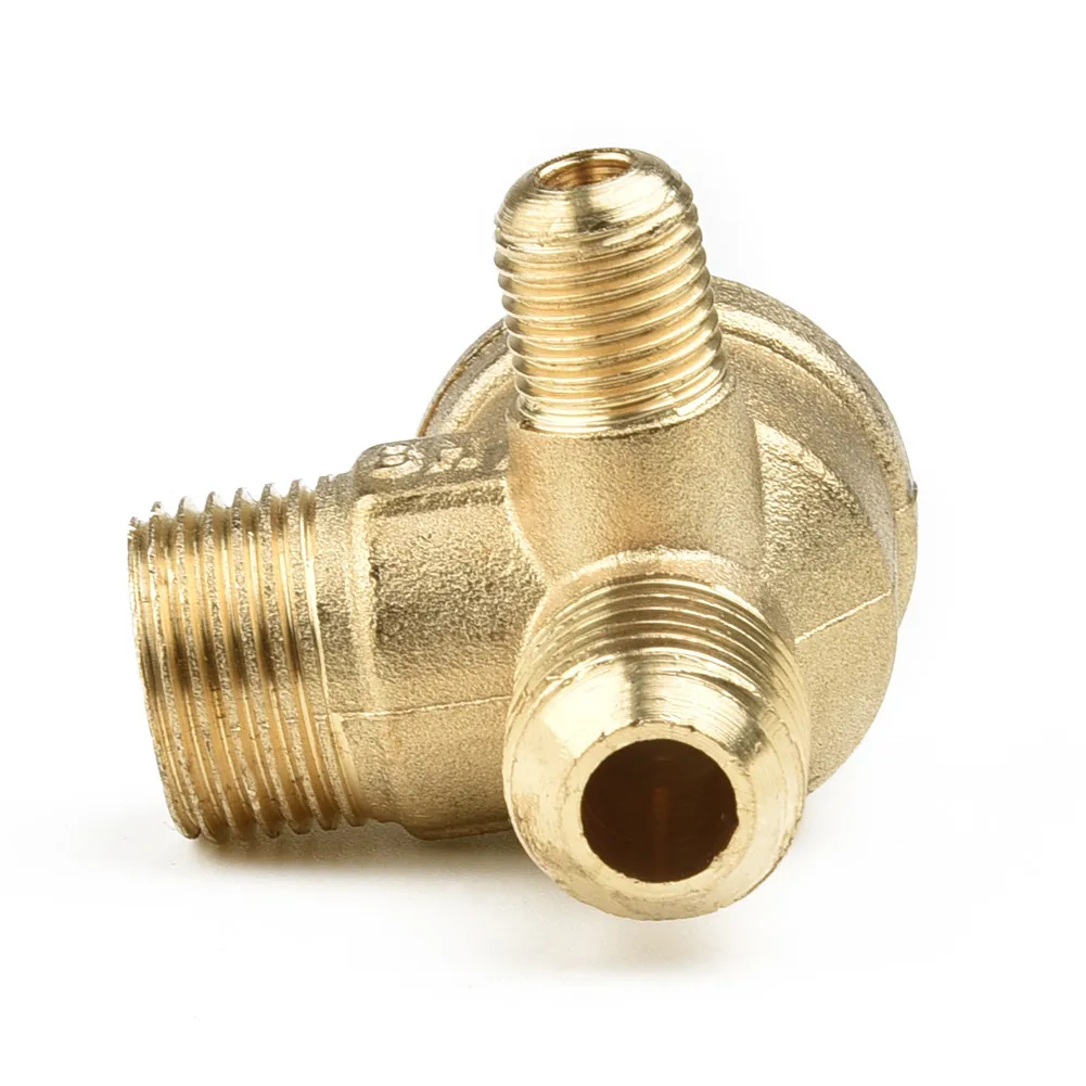 Valvola di ritegno della pompa dell'aria Collegamenti filettati di interruzione Compressore d'aria 10 * 14 * 16mm Strumento domestico Installazione semplice Pratico