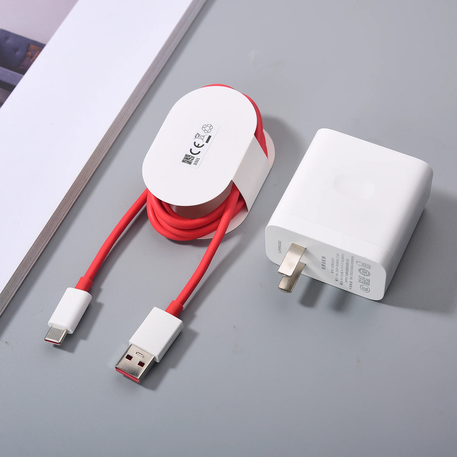 Oneplus Original Charger 80W Supervooc Type-A Adapter Super Vooc Fast Charging Usb C Cable For One Plus 12 11 10 Pro Nord CE 2 3