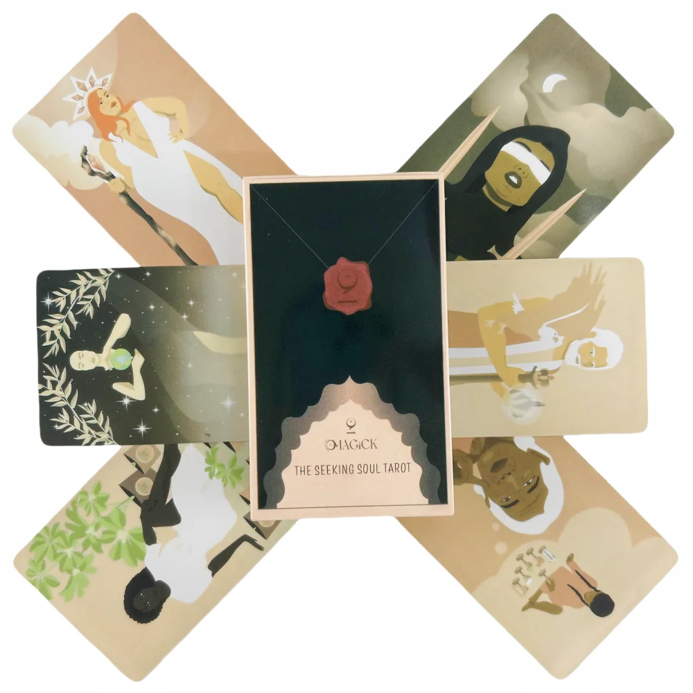 Jeu de cartes de tarot The Seeking Soul A78 Deck, version anglaise, oracle