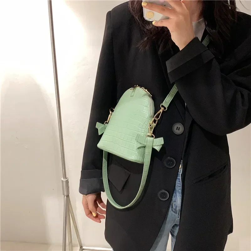 2021 New Stone-Print Leather Crossbody Bags For Women 2021 Travel Handbag Fashion Simple Shoulder Simple Bag Ladies Cross Body