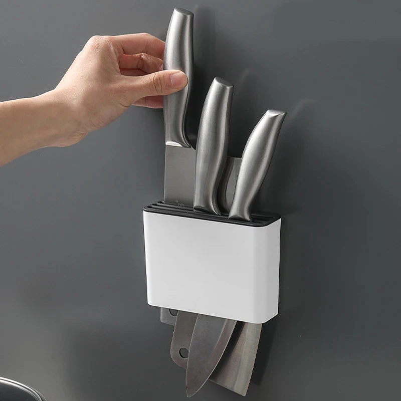 Neue Messer Halter Wand-montiert Küche Messer Lagerung Rack Haushalt Punch-freies Messer Finishing Rack – Detail 3