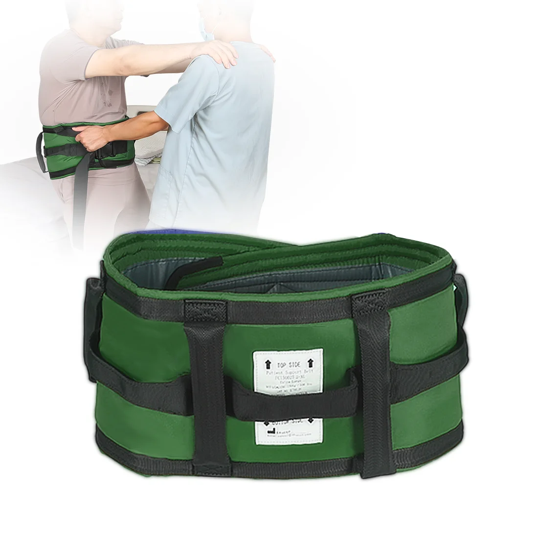 Ehucon Transfer Gait Belt, Fully Padded Anti-Slip Assist Belt, Safety Mobility Walking Support Aid for Patients Caregiver Use