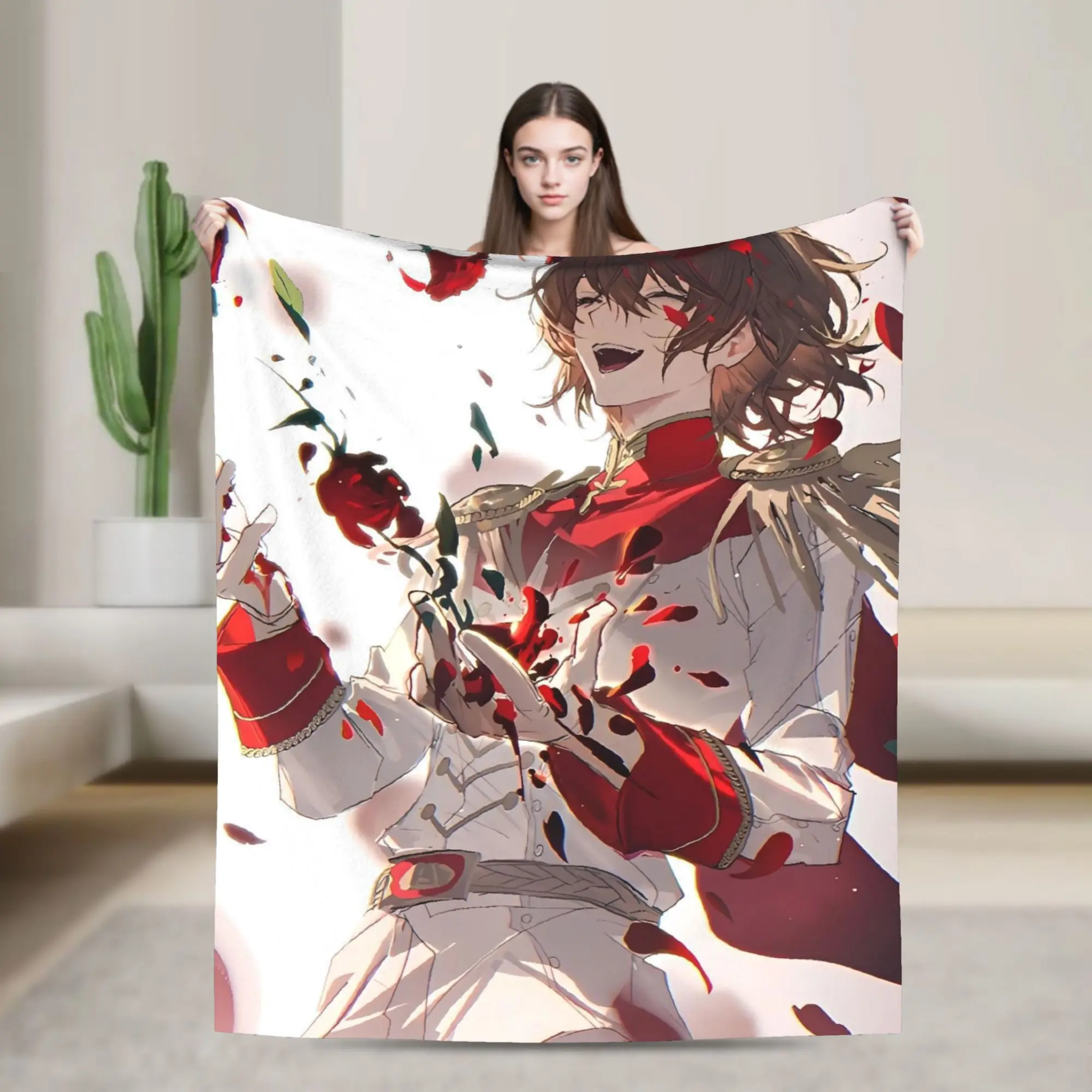 

Anime P-Persona 5 Blanket Camping Flannel Throw Blanket For Couch Bed Warm Custom Quality Bedspread Birthday Gift