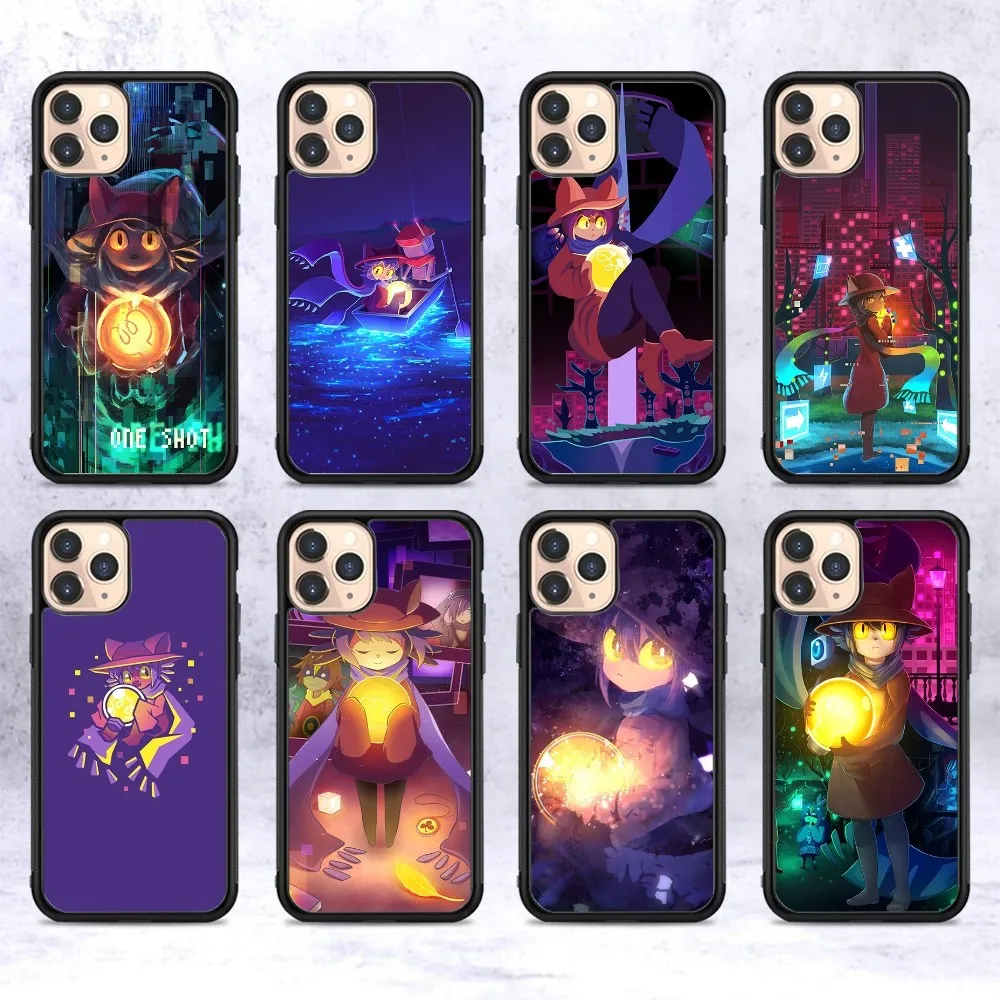 Game One Shot Niko Phone Case Silicone PC+TPU For Samsung S10 20 30 22 23 24 Plus Lite Ultra Cover