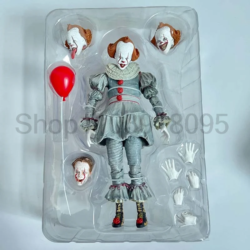 NECA-Pennywise الفصل الثاني في نهاية المطاف شكل العمل نموذج لعب للأطفال ، جمع دمية الرعب ، عيد الميلاد الحاضر