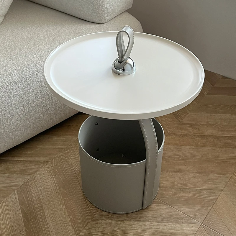 

Italian light luxury hand side table creative storage small coffee table bedroom bedside living room sofa minimalist