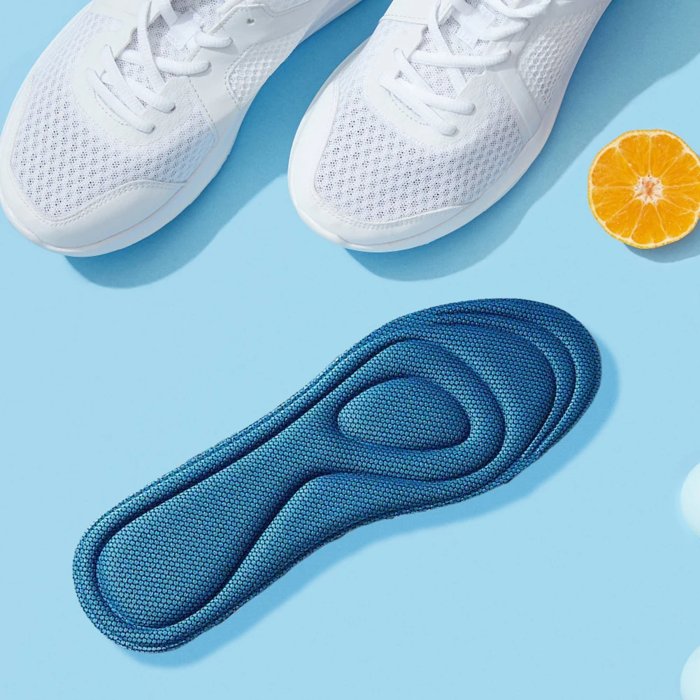 Shoe Insoles Breathable Arch Support Insoles Sweat Absorption Sports Insoles Shock Absorbant Cushion for Working Walking