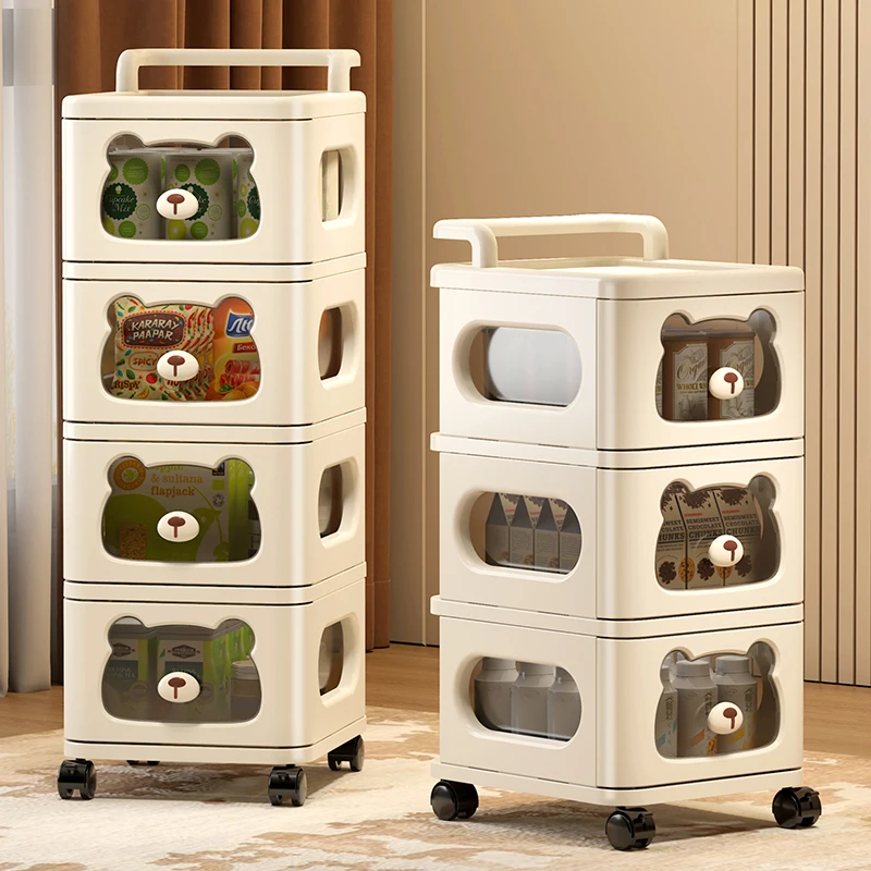 

Snack Storage Rack, Small Cart, Drawer Style Storage Rack, Household Multi-layer Baby Toy and Miscellaneous Storage Cabinet