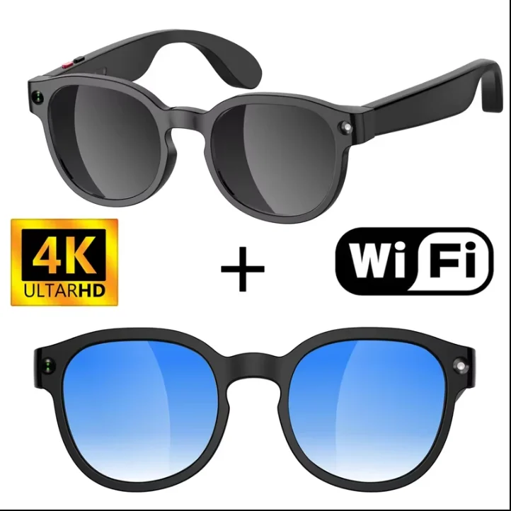 OnePlus 6K HD AI Camera Bril 800MP Fotochromatische Multifunctionele Smart Bril Bluetooth Bellen Foto Chat Muziek Vertaling