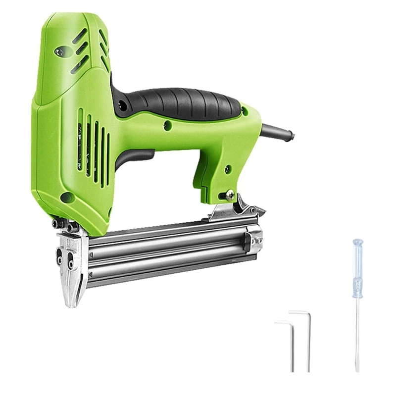 Herramienta eléctrica para uñas, grapadora, Kit de herramientas para carpintería, accesorios para uñas rectas F30, enchufe europeo