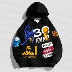 Curry 3D Print Hoodie Autumn Winter Brushed Sweater Men Basketball Pullover Street Casual Jacket Women Coat 6xl