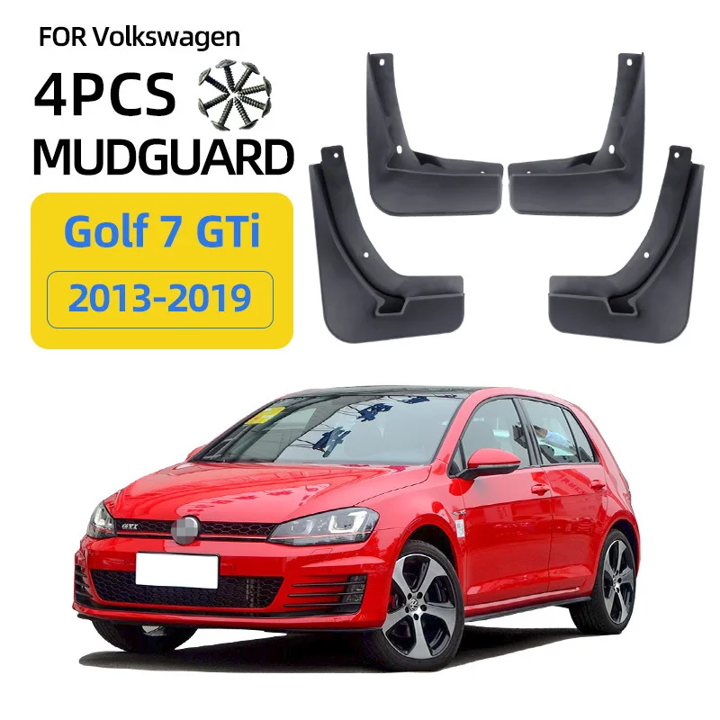 For Volkswagen Golf 7 GTI 2013-2019 Mud Flaps Mud Guards Splash Guards Wheel Splash Shield Auto Exterior Accessories