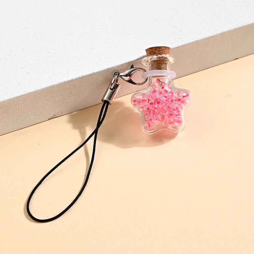 10 Stück Kleine Klare Glas-Wunschfläschchen mit Holzverschlüssen, Gemischte Formen, Mikrobehälter für Schmuckdekoration und Präsentation – Detail 5