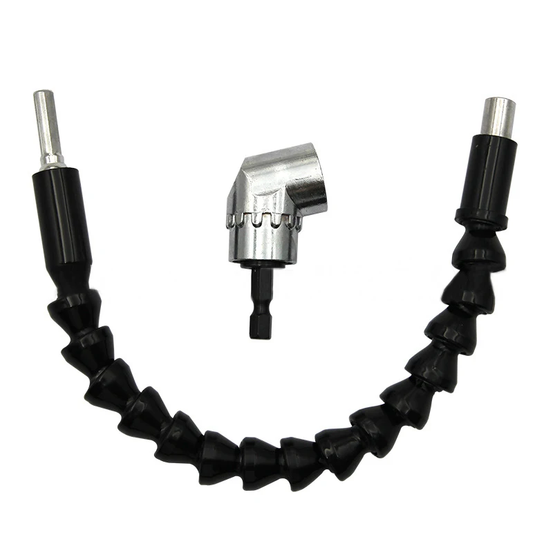 Manico esagonale da 300mm punta per cacciavite ad albero flessibile universale trapano elettrico punta per cacciavite elettrico asta di prolunga per collegamento