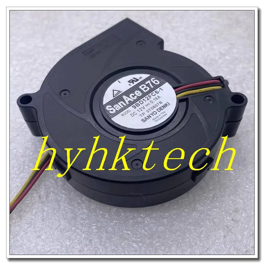 

9BD12FC6-1 оригинальный турбовентилятор San yo, 3 линии 12 В охлаждающий вентилятор