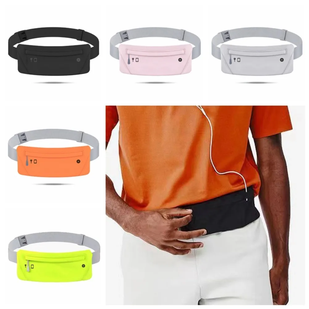 

Ultra-Thin Sport Mobile Waist Bag Close Fitting High Elastic Running Waist Bag Breathable Lightweight Sports Phone Bag Men Women