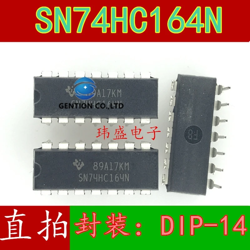 

20 шт. SN74HC164N восемь последовательных/параллельных выходов сдвиговый регистр DIP-14 в наличии 100% новый и оригинальный