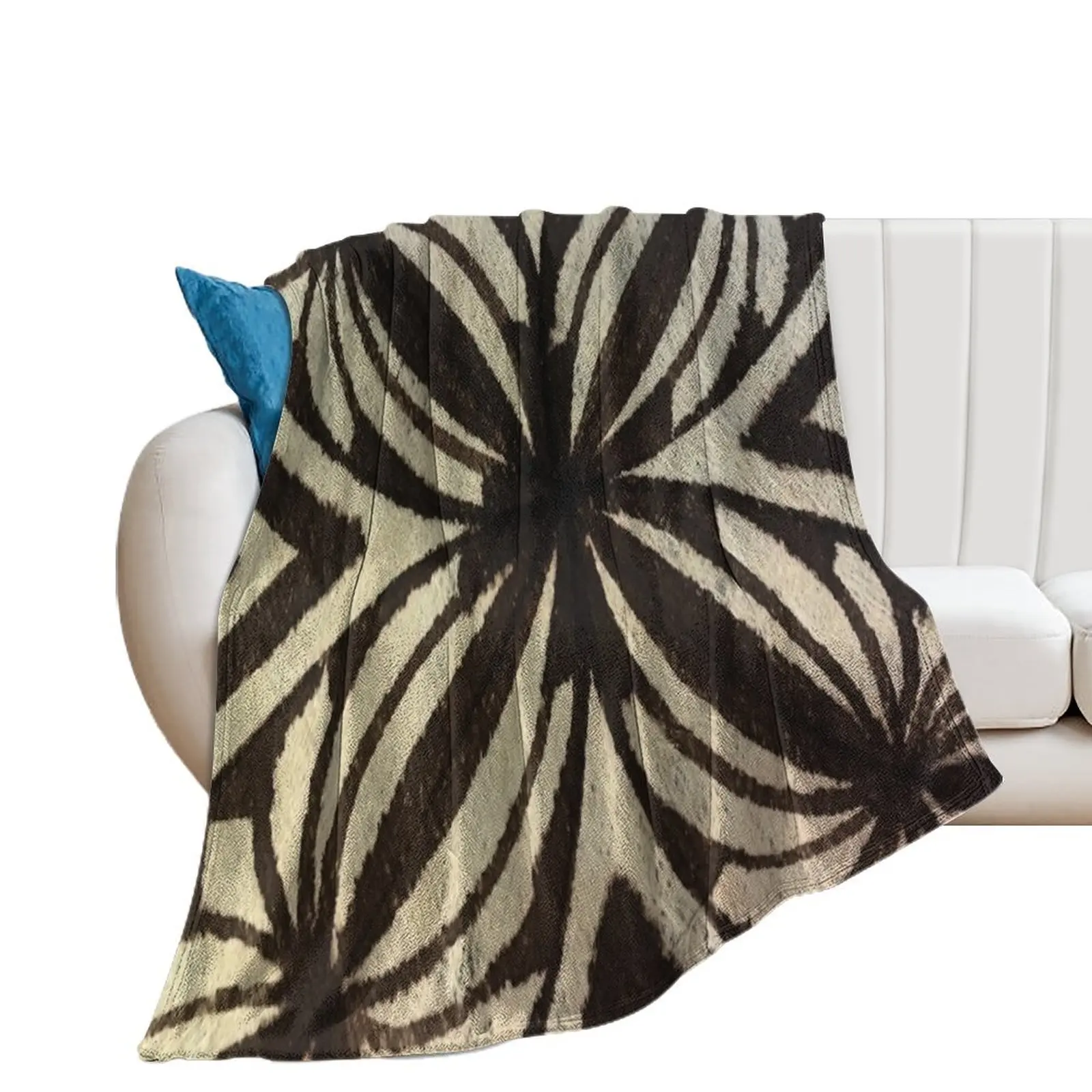 Tongan Tapa Design Throw Blanket Moving Soft Big Soft Blankets