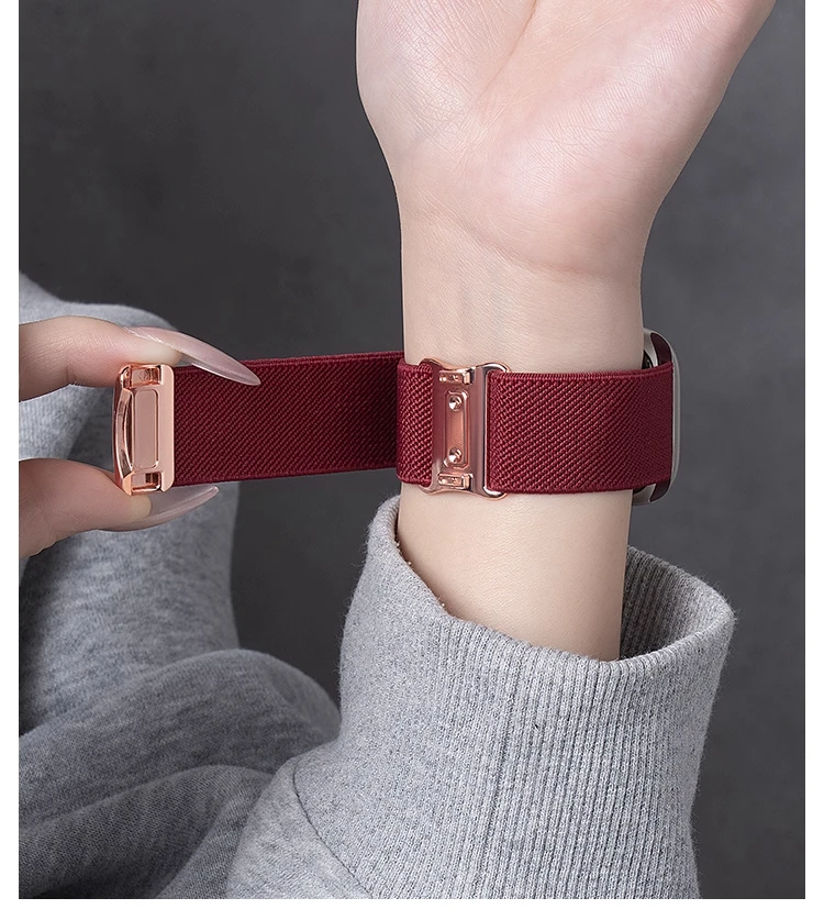 Magnetisches Nylonarmband für Apple iWatch 38mm 40mm 41mm 42mm 44mm 45mm 46mm 49mm iWatch Series 12 11 10 9 8 SE Ultra 4 3 2 Armband