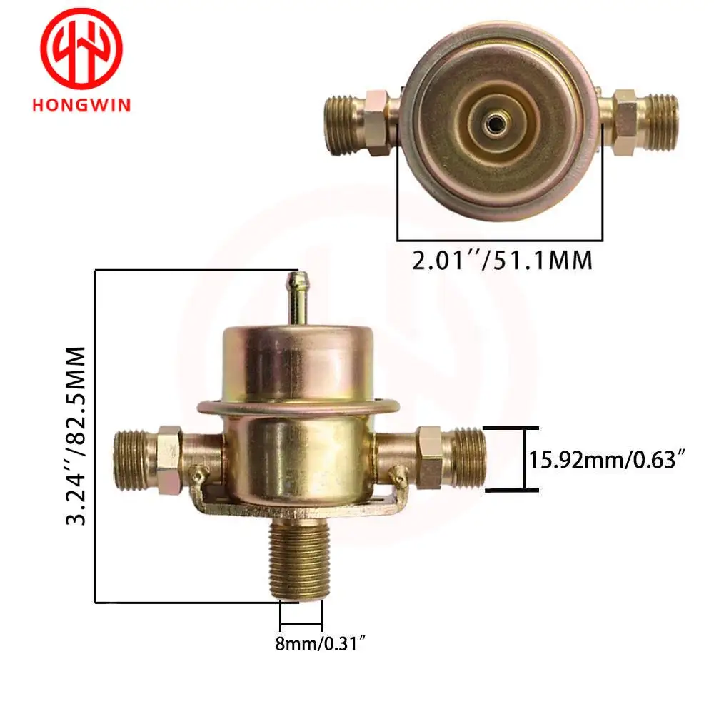 0280161034 Fuel Injection Pressure Regulator For Porsche	928 1991/08-1995/11 0280161034