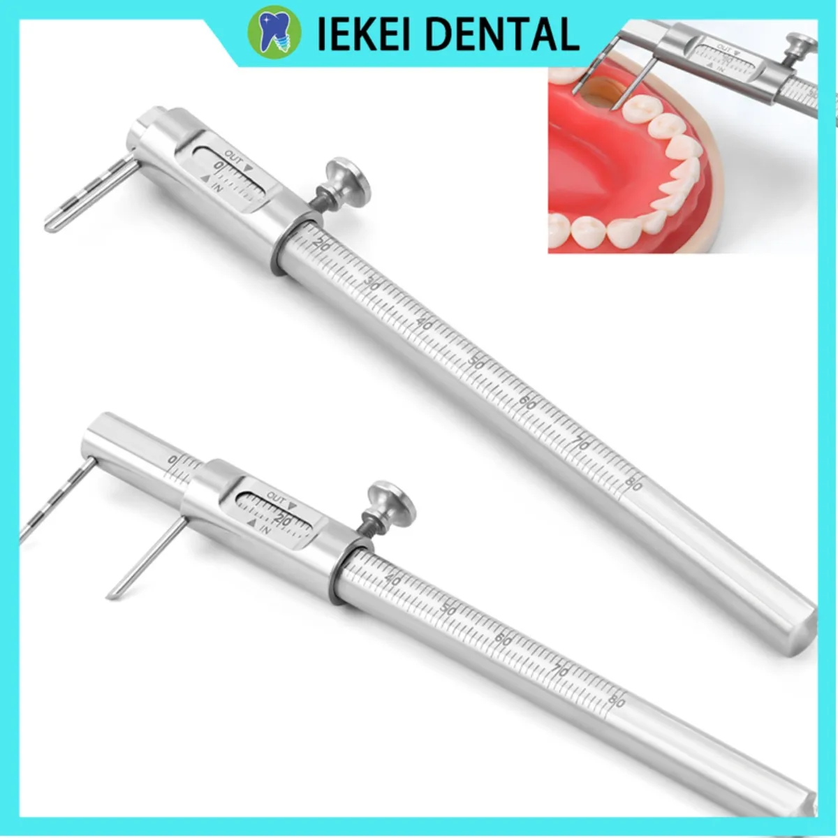 

Dental Implant Measuring Calipers Slide Measuring Gauge Rule Measuring Gauge Rule