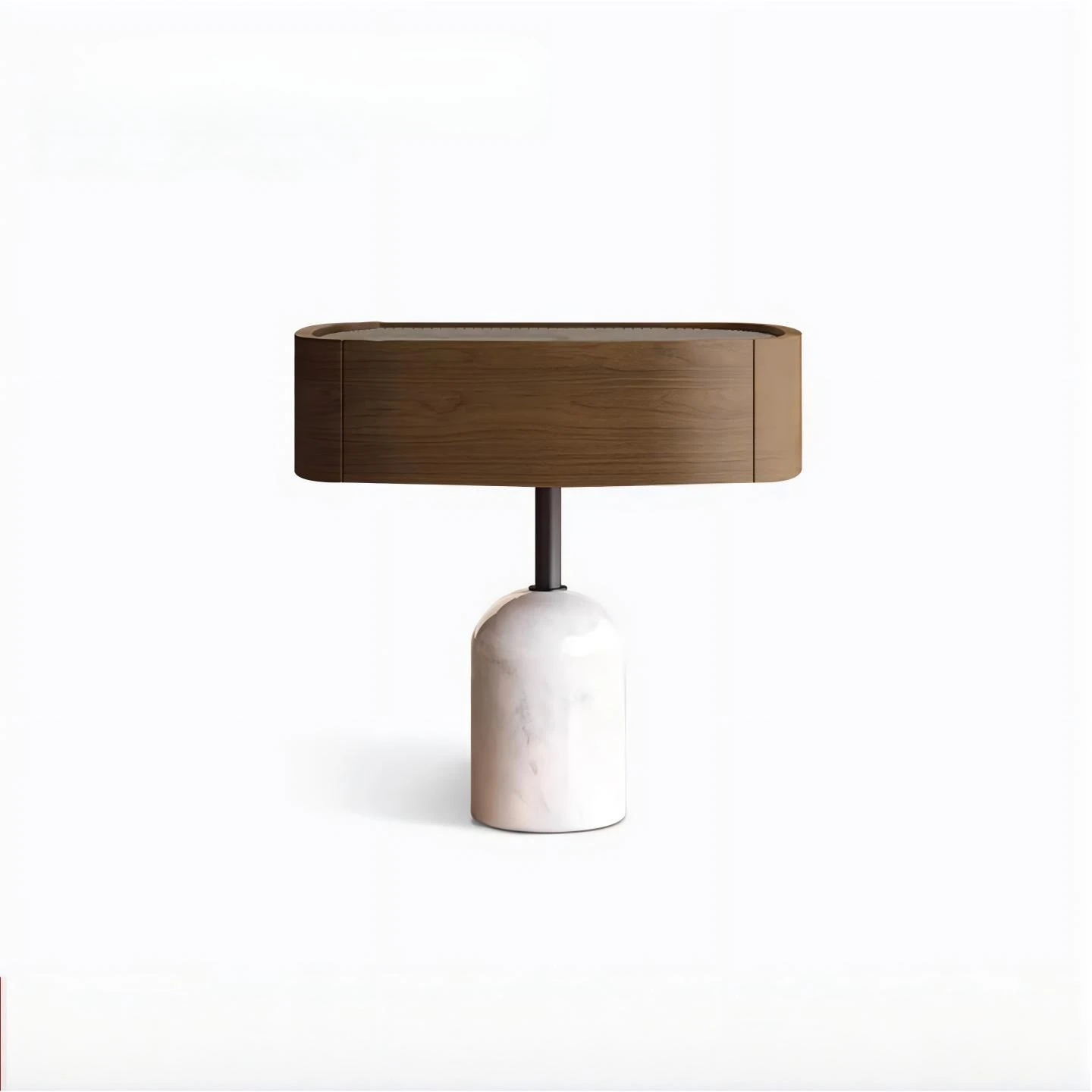 Solid wood bedside table, high-end bedroom, home storage cabinet, antique sofa edge