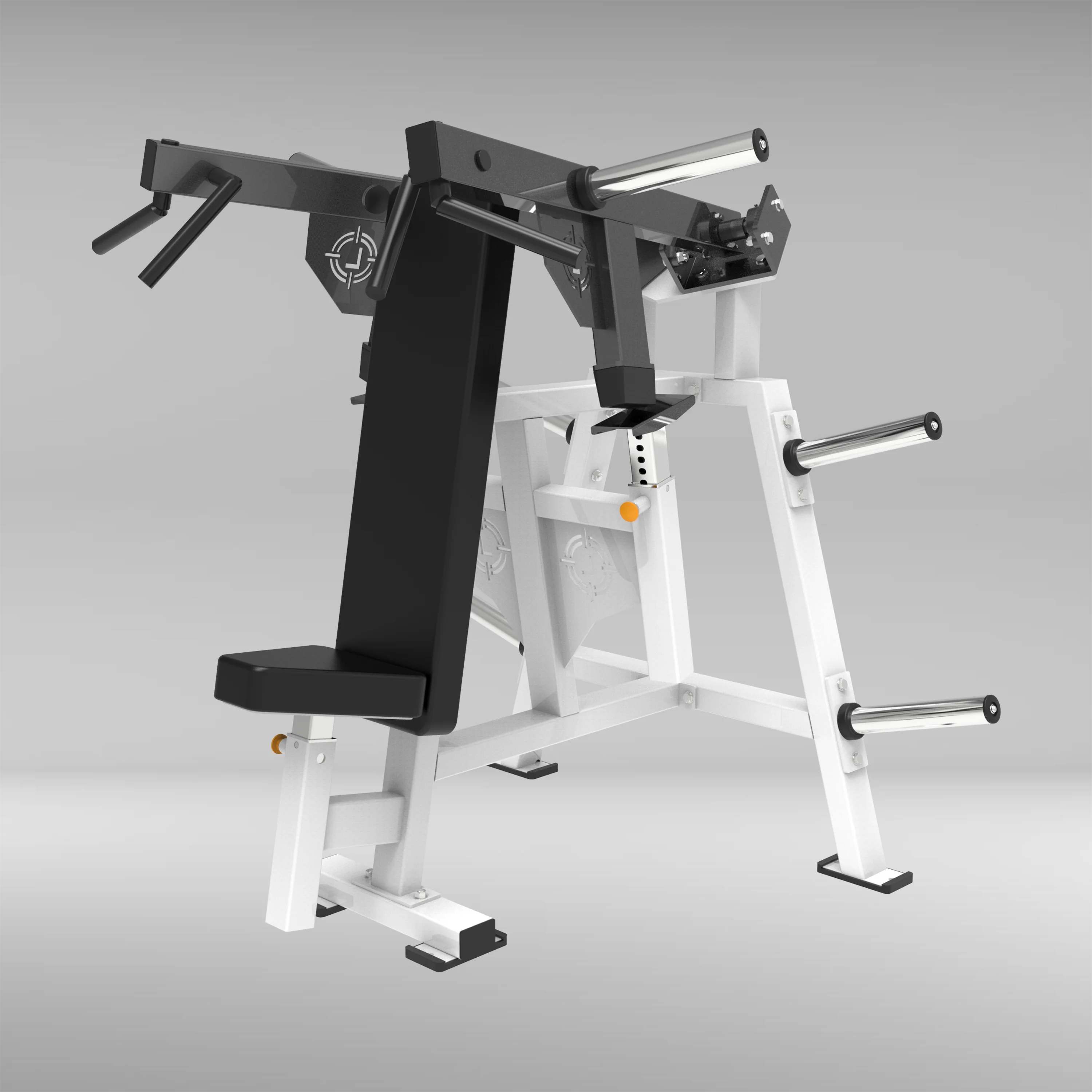 Machine de musculation des épaules assise - Équipement de gym robuste pour l'entraînement de force