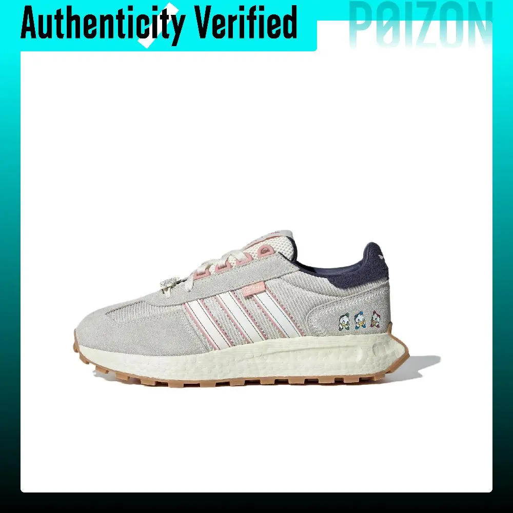 Adidas Originals x Disney Retropy E5 Suede Low top Casual Shoes Unisex Gray White JR0107