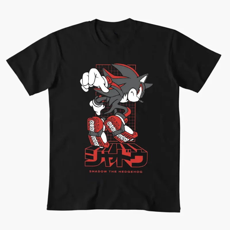 

Sonic The Hedgehog Ultimate Lifeform 0308 Character Anmie Graphic T-Shirt Y2K clothes Cute Cartoon printed tee All size tops
