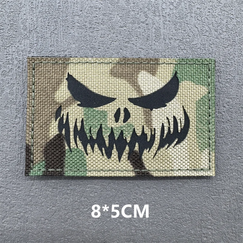 Multicam IR Patches Lasergeschnittene Morale-Taktische Patches für Rucksack, Weste, Kleidung, Outdoor-Abzeichen, Klett-Reflektierende Abzeichen – Detail 7