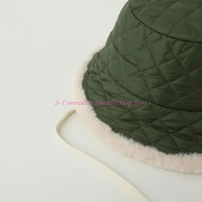 

85AE Baby Big Brim Cap Basin Hat Fisherman Hat Winter Warm Keeping Hat