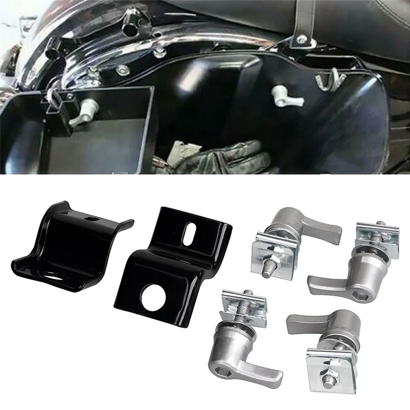 

Compact Saddlebag Lock Mounting Screw Saddlebag 1 Touch Upgrade Kit For Road King Classic FLHRC Ultra FLTRU Parts