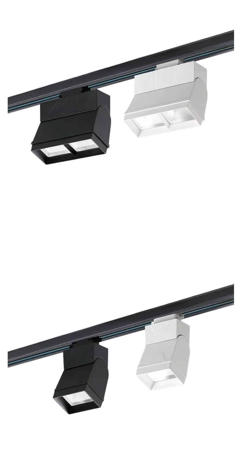 Ultra-wide Angle Shelf Special Light High Definition Focus Track Spotlight for Malls Supermarkets Stores Exhibition Halls AC220V