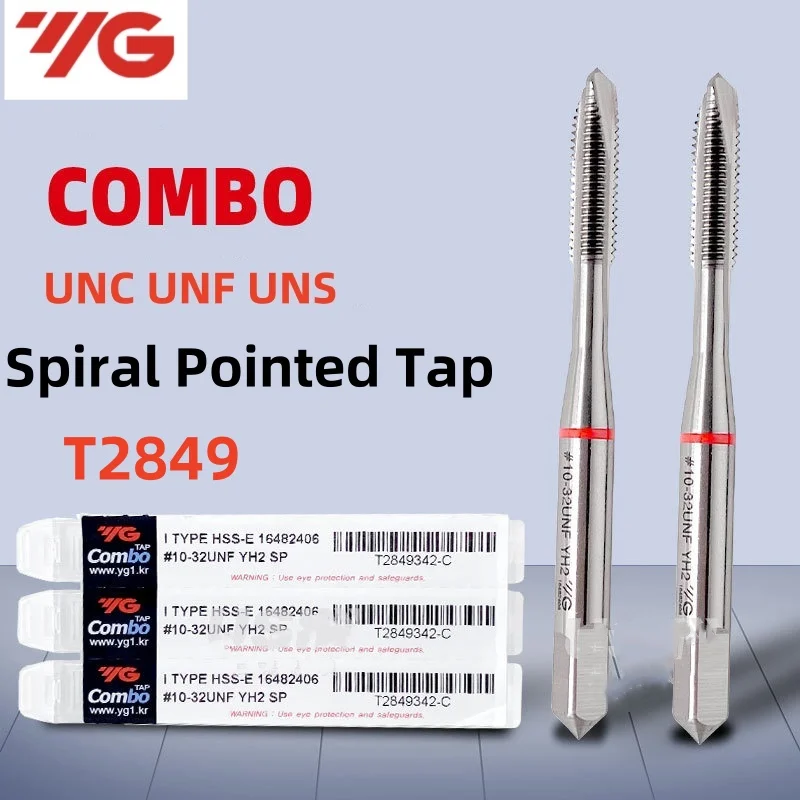 YG HSSE cobalt American Spiral Fluted Tap Spiral Pointed Tap multi-purpose UNC UNF UNS 2-56 1/4 5/16 Machine Screw Thread Tap