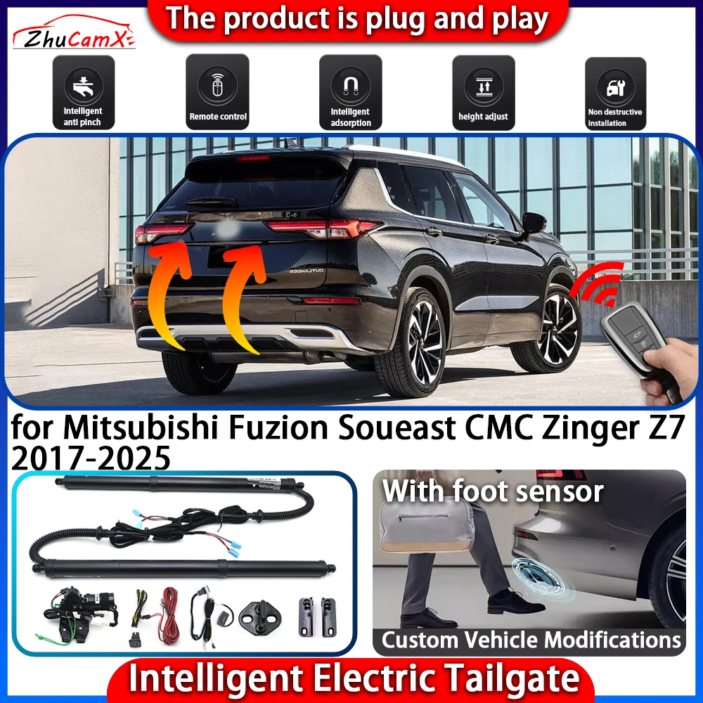 Smart Powered Tailgate for Mitsubishi Fuzion Soueast CMC Zinger Z7 2017-2025 Automatic Intelligent Electric Trunk Lift Control