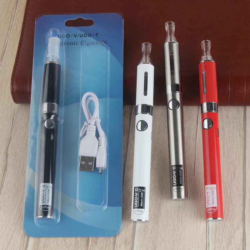UGO-V II electronic cigarette Kit e sigara 650 900mAh UGO-V II battery 510 Thread MT3 atomizer Micro usb charger hookah pen kit