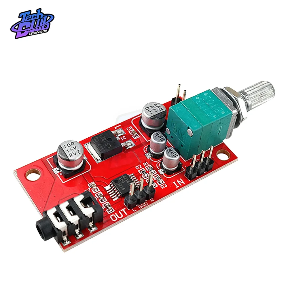 Headphone Amplifier Board Max4410 Miniature Amplifier Can Be Used As Power Amplifier Preamplifier Instead Of NE5532