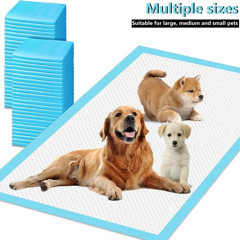 

Super Absorbent Dogs Training Pee Pads Diapers Disposable Quick Dry Surface Mat Thickened Nappy Pet Supplies 100/50/40/20PCS