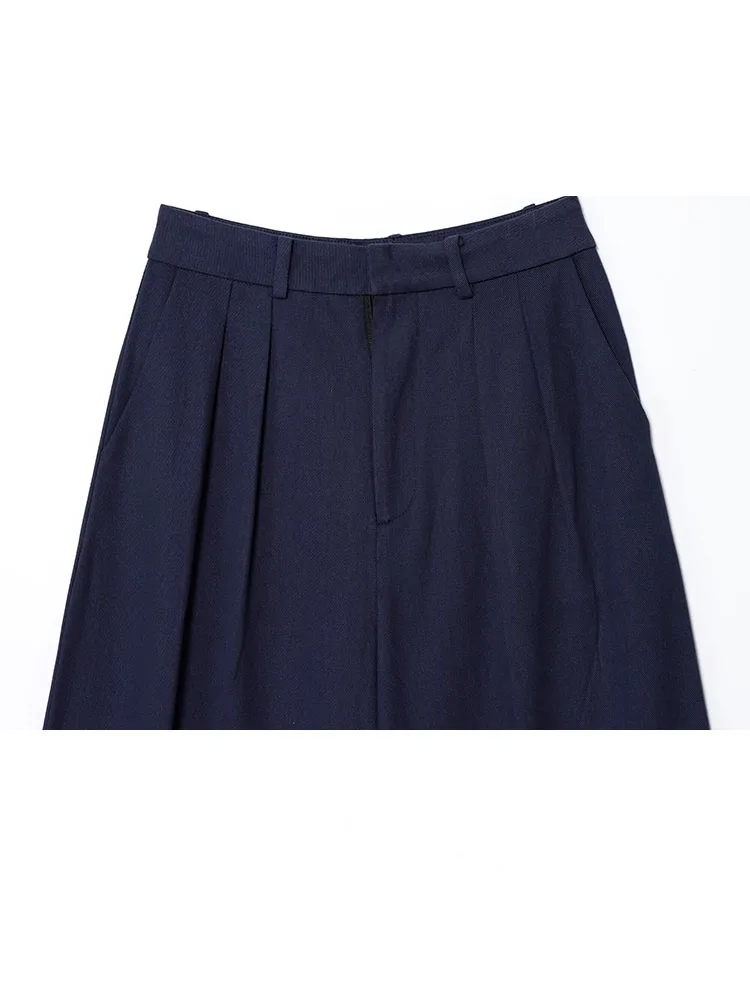 HH Vrouwen Sexy Mode Effen 2 Delige Set Flip Cover Ontwerp V-hals Mouwloos Vest + Chic Rits Geplooide Zak broek