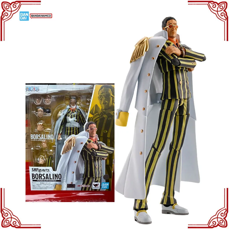 متوفر في المخزون حقيقية بانداي قطعة واحدة أطقم منمذجة SHF Kizaru Borsalino المستقبل جزيرة البيض أنيمي عمل الشكل جمع نموذج اللعب #1
